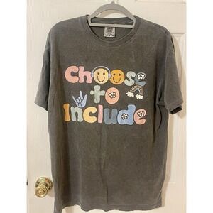 Choose To Include Comforter Colors T-shirt. Size Large Unisex
